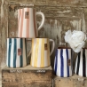 Pichet rayé terracotta - Casa Cubista / 1 litre
