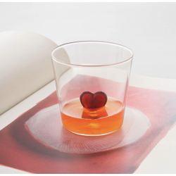 Verre Coeur Rose / ICHENDORF Milano