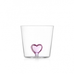 Verre Coeur Rose / ICHENDORF Milano