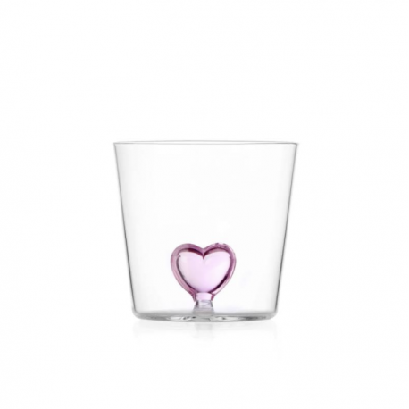 Verre Coeur Rose / ICHENDORF Milano