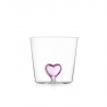 Verre Coeur Rose / ICHENDORF Milano