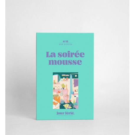 Puzzle Soirée mousse / 500 pièces / Jour Férié