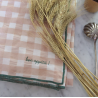 Nappe vichy brodée Macaron