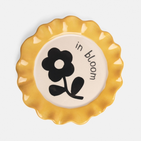 Assiette à volants In bloom