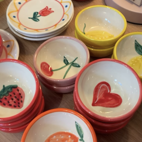 Mini bol en céramique / Citron