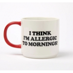 Mug Snoopy Allergic to mornings