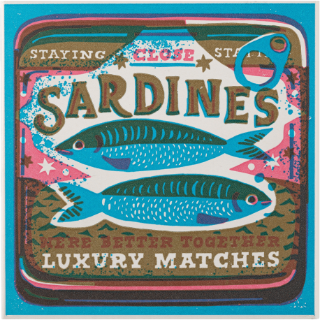 Boîte d'allumettes Sardines