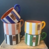 Flat mug Casa Cubista / Terracotta