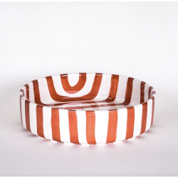 Saladier en céramique / rouille