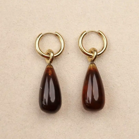 Boucles Elsa / Ambre