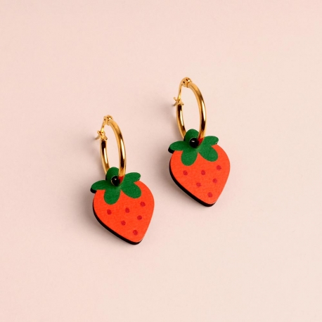 Boucles d'oreilles Strawberry