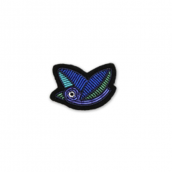 Broche Piou Piou bleu