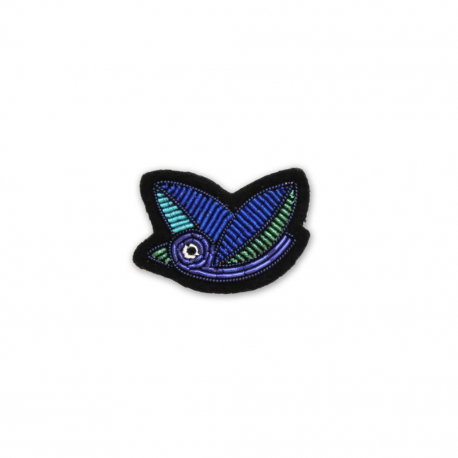 Broche Piou Piou bleu