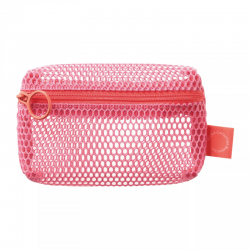 Mini pochette Mesh / rose