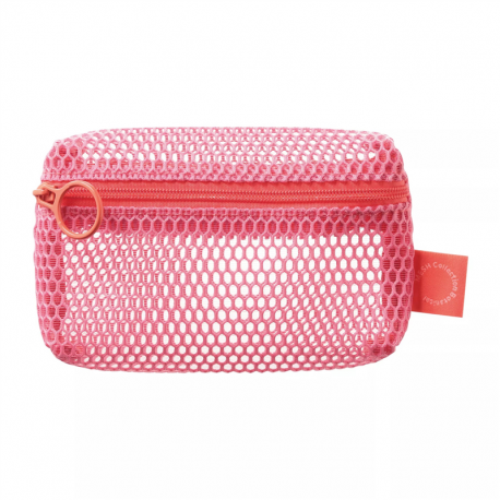 Mini pochette Mesh / rose