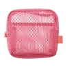 Pochette carrée Mesh / Rose