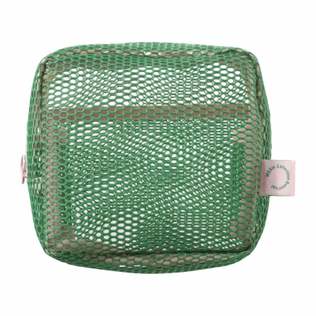 Pochette carrée Mesh / Verte