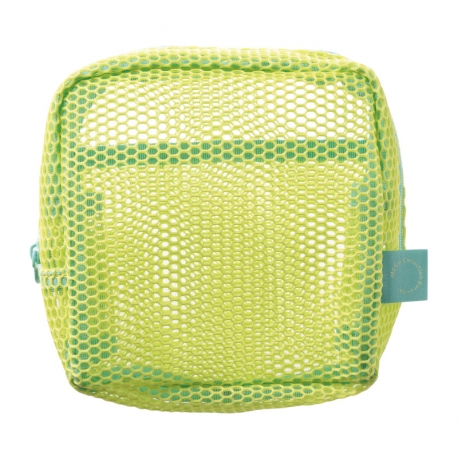 Pochette carrée Mesh / Jaune