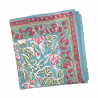 Foulard indien en blockprint / Iris