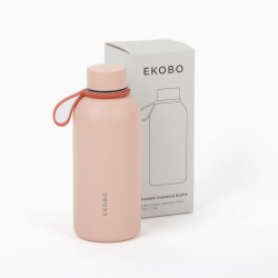 Gourde isotherme / rose poudré