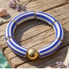 Bracelet Palermo rayé / Bleu