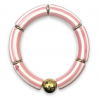 Bracelet Palermo rayé / Rose
