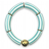 Bracelet Palermo rayé / Mint