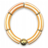 Bracelet Palermo rayé / Orange