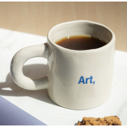 Mug Art, coffee and books