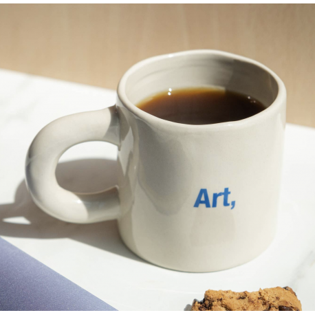 Mug Art, coffee and books