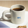 Mug Art, coffee and books