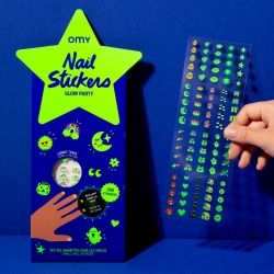 Nail stickers / Glow party