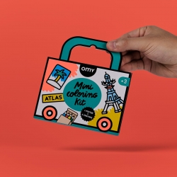 Mini coloring kit OMY / Atlas