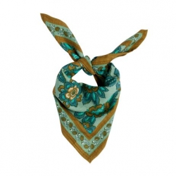 Foulard indien small / Jakarta vert