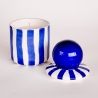 Bougie en céramique / bleue
