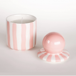 Bougie en céramique / rose