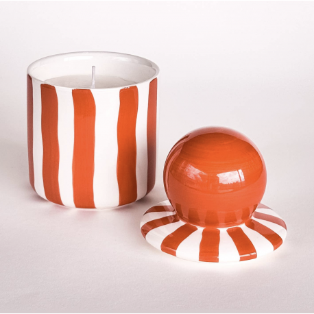 Bougie en céramique / orange