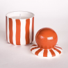 Bougie en céramique / orange