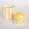 Bougie en céramique / jaune