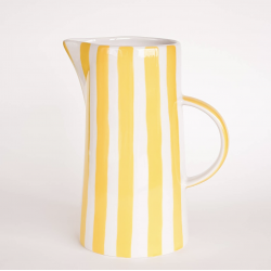 Pichet en céramique / jaune