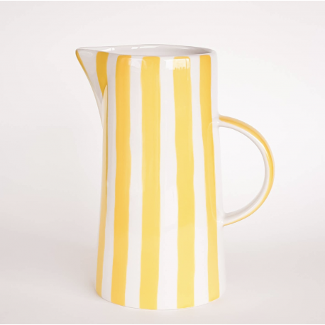 Pichet en céramique / jaune