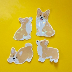 Stickers Daily Corgi / Pikalem Studio