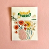 Stickers Daily Corgi / Flower bouquet