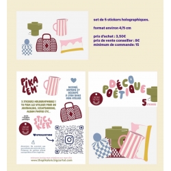 Stickers L'instant poétique / Pikalem studio