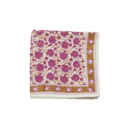 Grand foulard indien / Dupatta rose