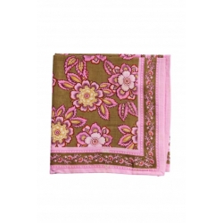 Grand foulard indien / Jakarta olive