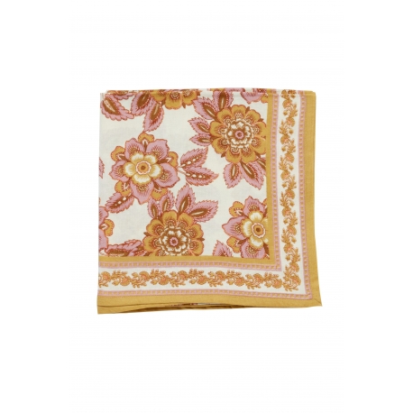 Grand foulard indien / Jakarta rose