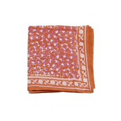 Grand foulard indien / Léopard absynthe