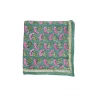 Grand foulard indien / Namasté vert