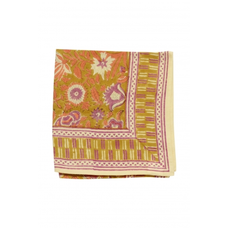 Grand foulard indien / Nehru Kiwi